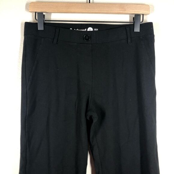 Betabrand Black Classic Dress Yoga Boot Cut Pants W0104-BK Medium Petite - Picture 2 of 6
